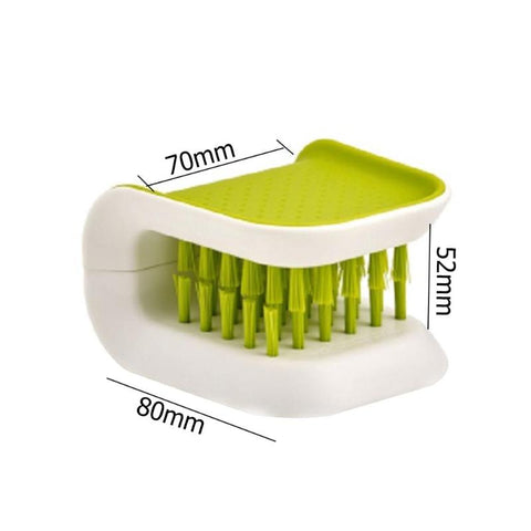 Handy Cutlery  Cleaner Fork Spoon (Green 8.5x5.5)