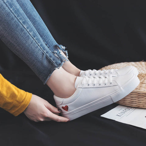 Casual Shoes White Sneakers Fashion