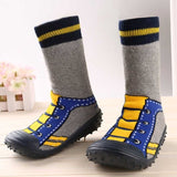 Newborn Baby Boys Girls Socks With Anti-Slip Soft Rubber